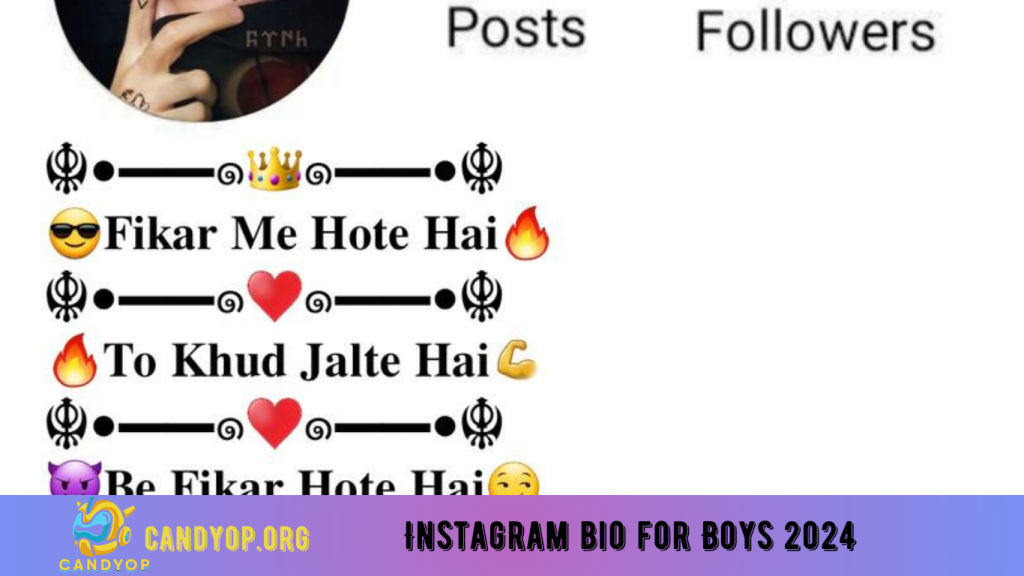 Instagram bio for Boys 2024