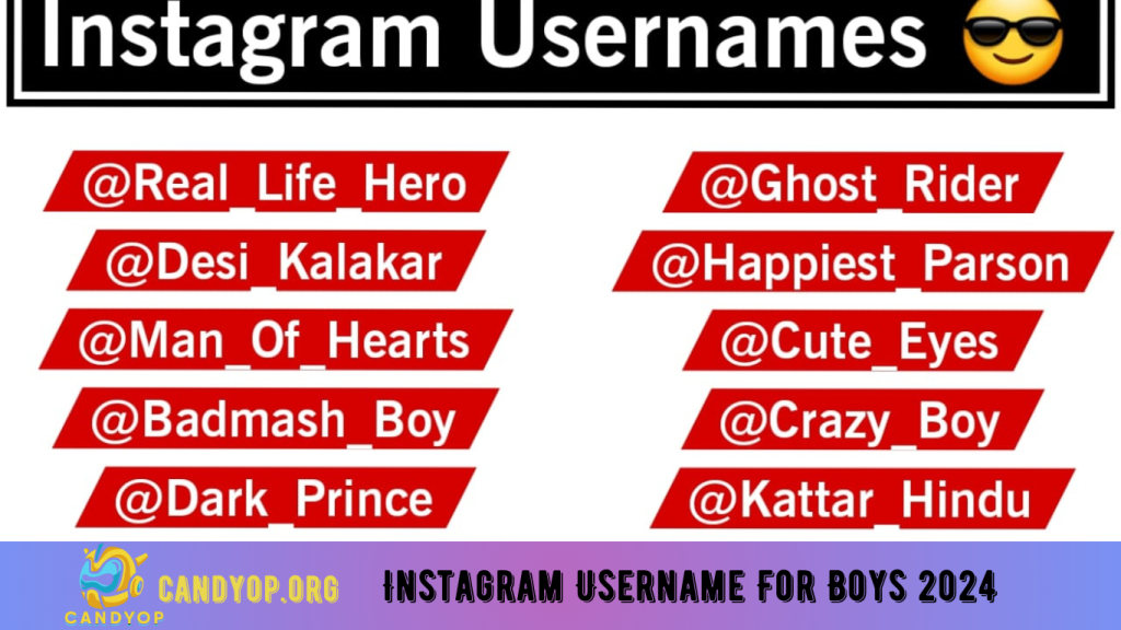 Instagram Username For Boys 2024