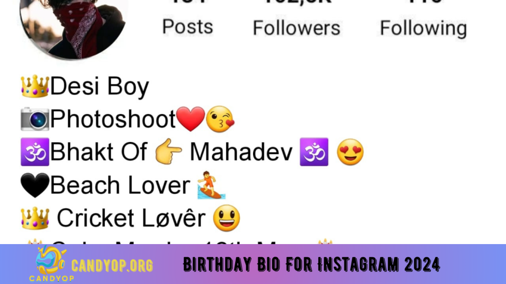 Birthday Bio For Instagram 2024