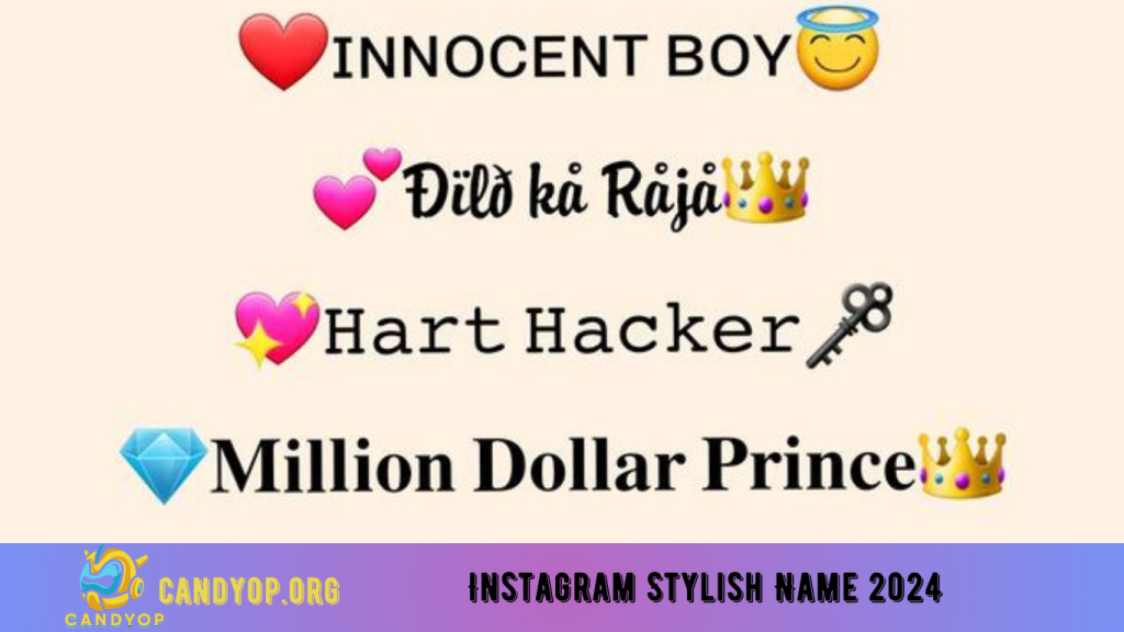 Instagram Stylish Name 2024