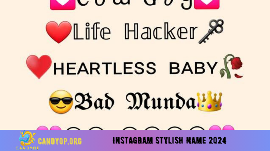 Instagram Stylish Name 2024