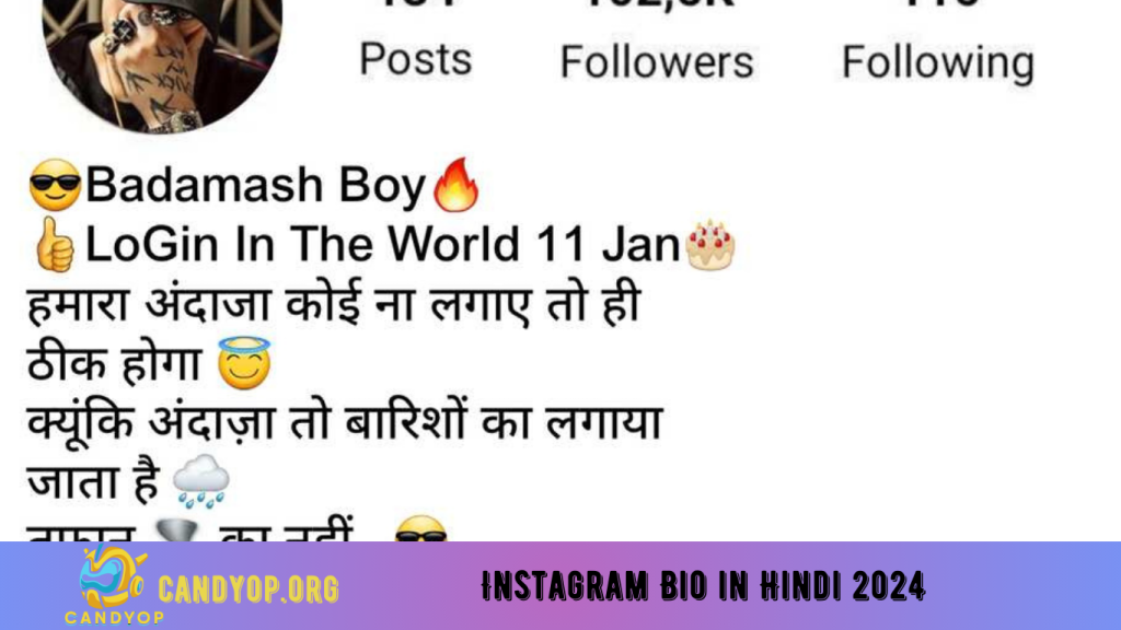 Instagram Bio in Hindi 2024