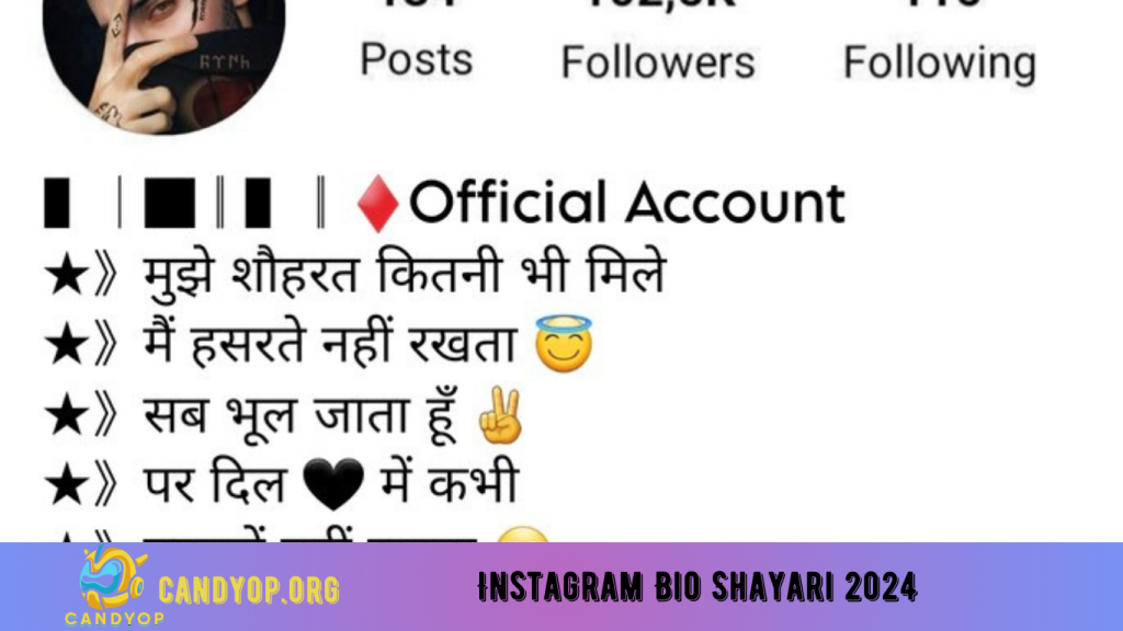 Instagram Bio Shayari 2024