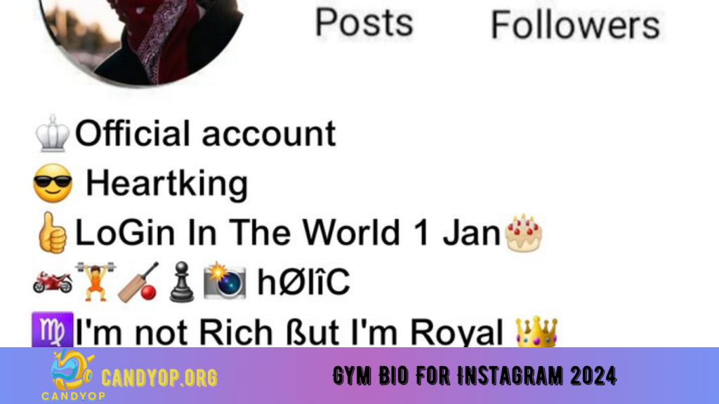 Gym Bio For Instagram 2024