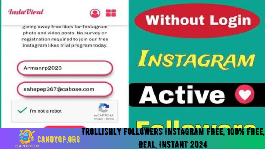 Trollishly Followers Instagram Free, 100% Free, Real, Instant 2024